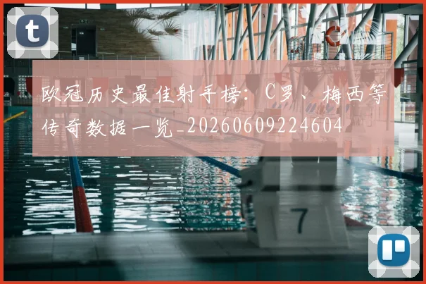 欧冠历史最佳射手榜:C罗、梅西等传奇数据一览_20260609224604