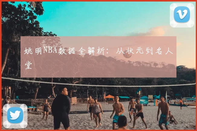 姚明NBA数据全解析：从状元到名人堂